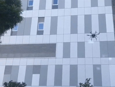 Drone Inspection System for Building Façade